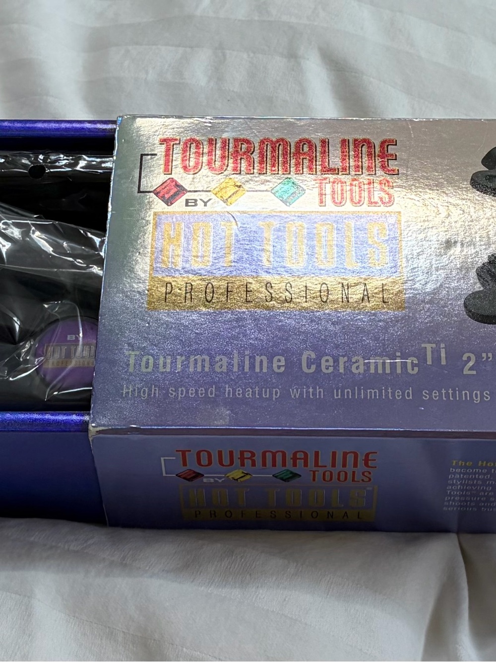 Hot Tools Tourmaline Ceramic Styling Iron - Purple